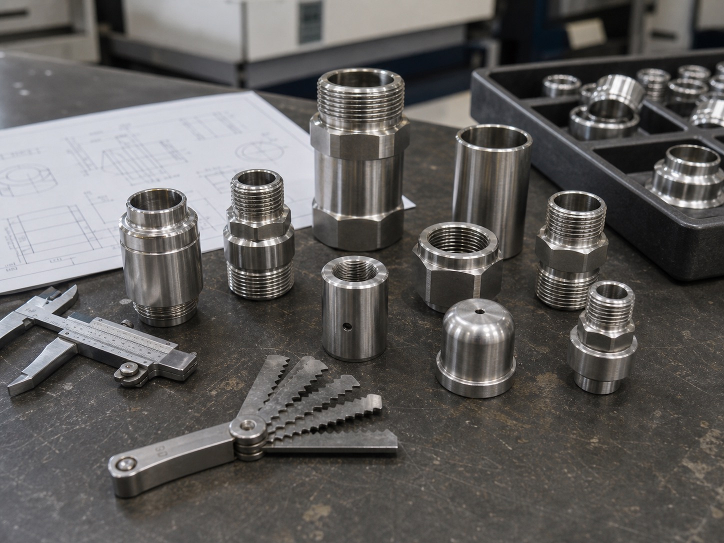 Custom threaded metal sensor bodies